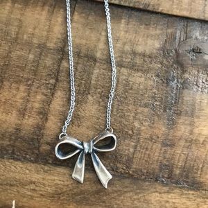 James Avery bow necklace
